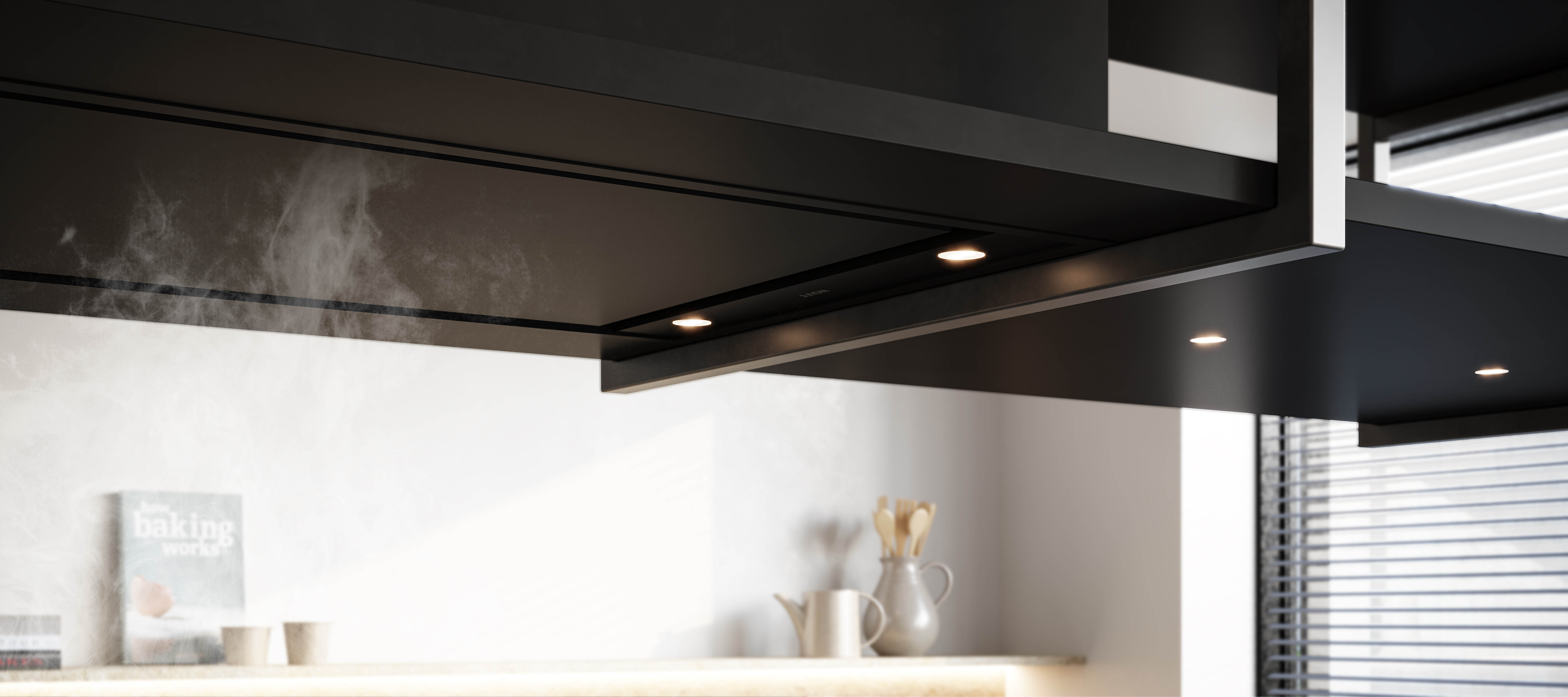  Cappa a isola Novy Pureline Frame   